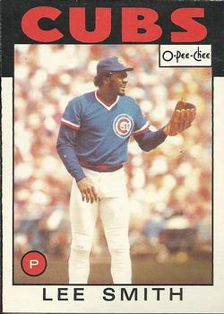 1986 O-Pee-Chee Baseball Cards 355     Lee Smith